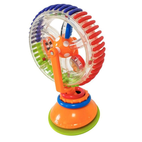 Baby puzzle tricolor rotating Ferris wheel suction cup multifunctional toy for children - Dwzpryc